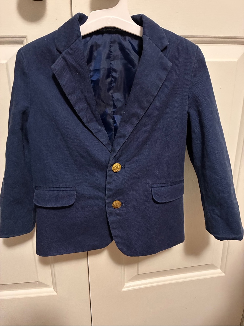 Izod Boys Navy Blazer with Gold Buttons
